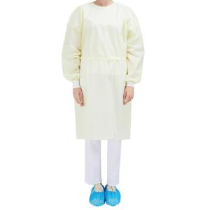 Quality Non-woven/SMS/PP+PE Long Sleeve Isolation Gowns for Healthcare and Medical Use wholesale