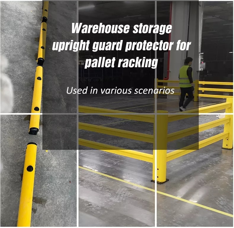 Powder Coated Finish Collision Protection Barriers Construction Outdoor Crash Barrier