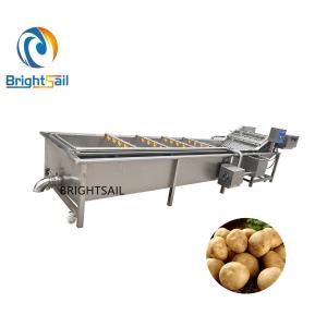 Quality Fruit Vegetable SUS304 4.5kw Air Bubble Washing Machine wholesale
