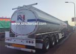 3Axles Fuel Tank Semi Trailer 45CBM Capacity Tanker Trailer with pump
