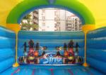 5x4 mts outdoor Let's party kids inflatable bouncy castle made with 610g/m2 pvc