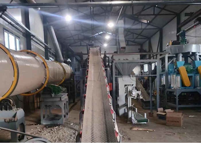 Organic Fertilizer Machine Production Line Double Roller Granulator Bio Fertilizer Making Machine