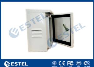 Quality IP55 Single Wall Pole Mount Enclosure Cabinet Small Metal Box One Front Door wholesale