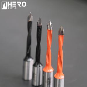 Quality 2 Flutes Through Hole Drilling , Flat Head Drill Bit 70mm Length Straight Shank wholesale