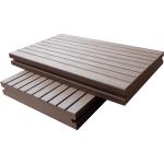 Anti Slip 2.9meter 140mm 25mm WPC Solid Decking For Yard