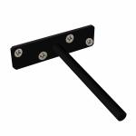 6-Inch Metal Steel Bracket Heavy-Duty Floating Shelf Bracket for White Floating