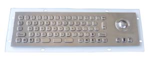 Quality Water resistant PS2 , USB Industrial Keyboard With Trackball numberic keypad and Fn keys wholesale