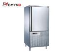 304 Stainless Steel Dough Sea Food Blast Freezer 10 Trays Cabinet Restaurant