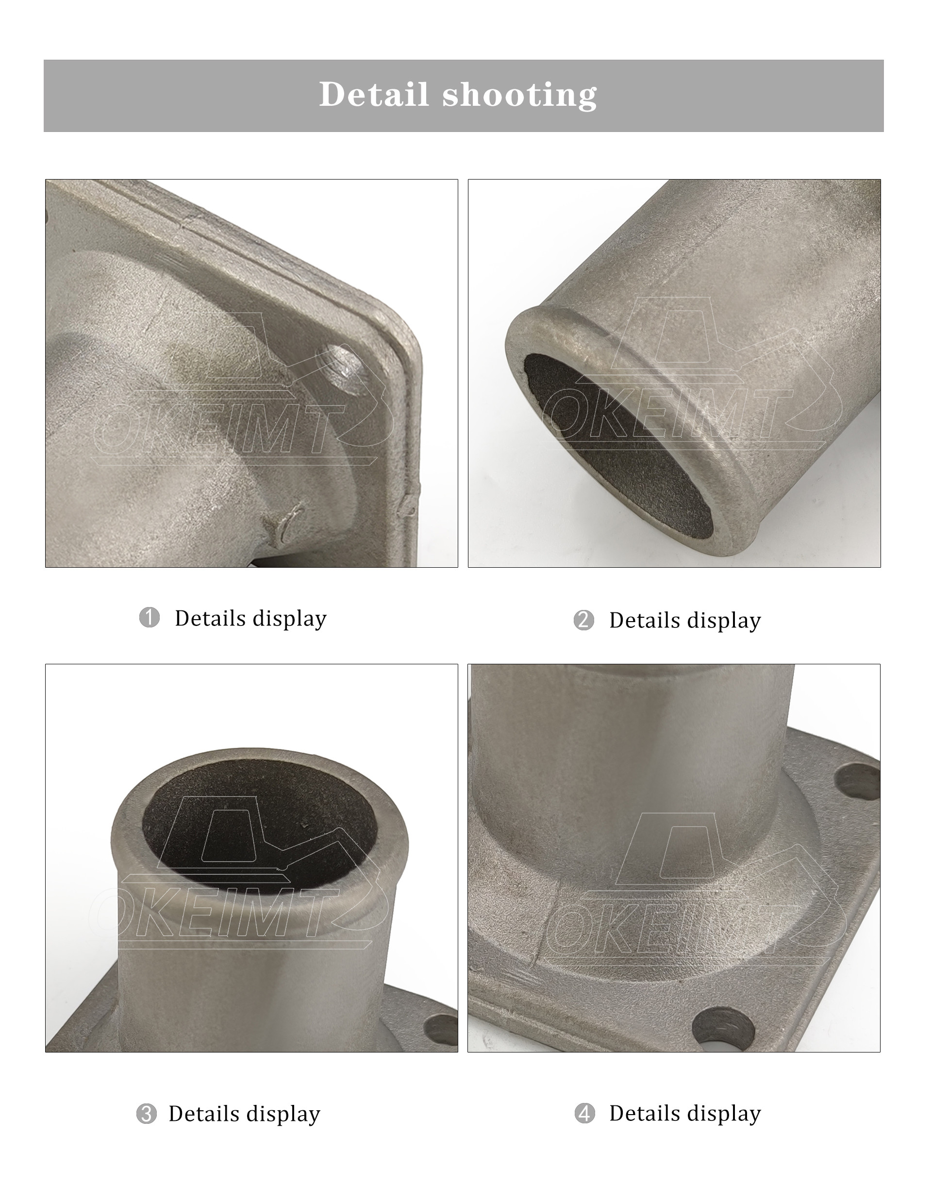 Engine Thermostat Housing Cover Straight Pipe 6D95-5