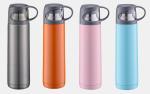 stainless steel thermos flask with cups