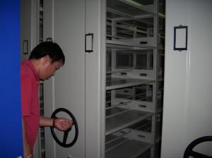 Quality Mechanical Lockable Metal Mobile Filing Cabinet to Storage Books wholesale