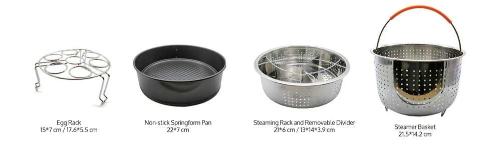 Free Combination Silicone Steamer Basket , Vegetable Steamer Basket For Pressure Pot