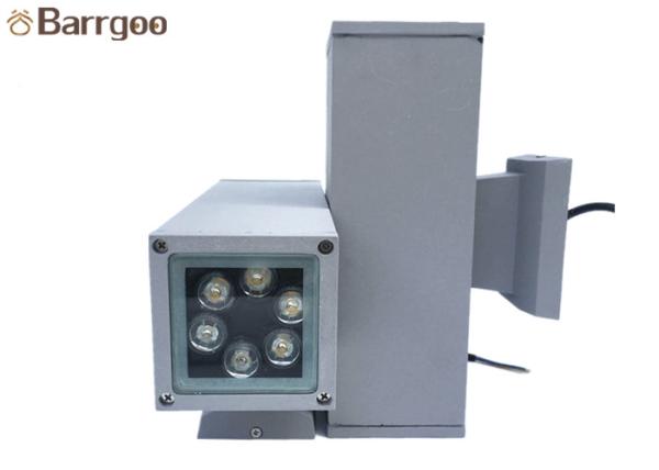 2x6W Up And Down Wall Lights Outdoor , Exterior Wall Sconce Lighting High Lumen