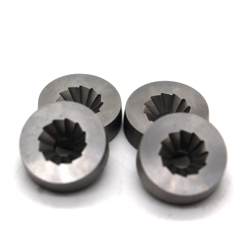 Straight Hole Tungsten Carbide Dies CAD Design For Screw Making
