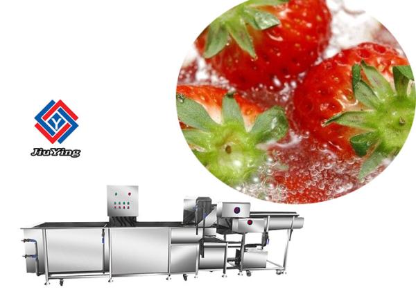 Cheap Auto Vegetable Fruit Washing Machine Salad Spinach Strawberry Cleaning for sale