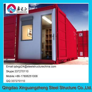 Quality Modular 20ft container flat pack house for show room wholesale