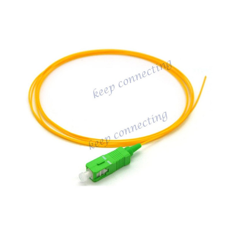 0.9 Mm FTTH LC UPC Colorful Fiber LSZH/PVC Singlemode SM 12cores Optic Fiber Pigtail