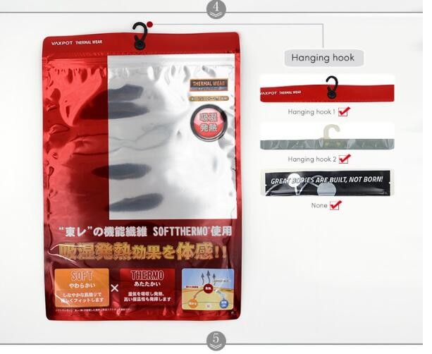 Printed Clear Window Alumimum Foil Plastic k Bag for Cell Phone/ Bag for Cell Phone Case Packing