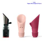 Shatterproof Liquor Bottle Stopper Pourer Stainless Steel Wine Stopper