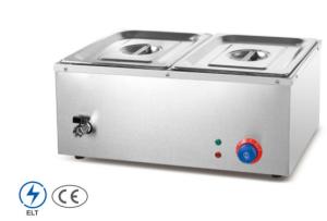 Quality Restaurant Electric Soup Warmer Stainless Steel Bain Marie Temperature Range 0.C to 100.C wholesale