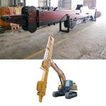Telescopic Dipper Arm Telescopic Boom With Clamshell Bucket For Construction