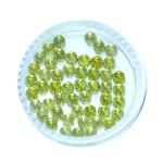 Roundball Garnet Peridot Pink Colors CZ Beads Synthetic Cubic Zirconia Loose