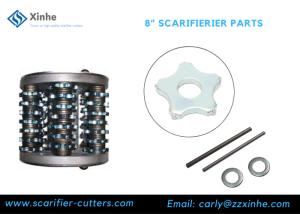 Quality Scarifier Accessories EDCO 5PT Carbide Scarifier Cutters/ Shafts/ Spacers On Floor Milling Machine wholesale