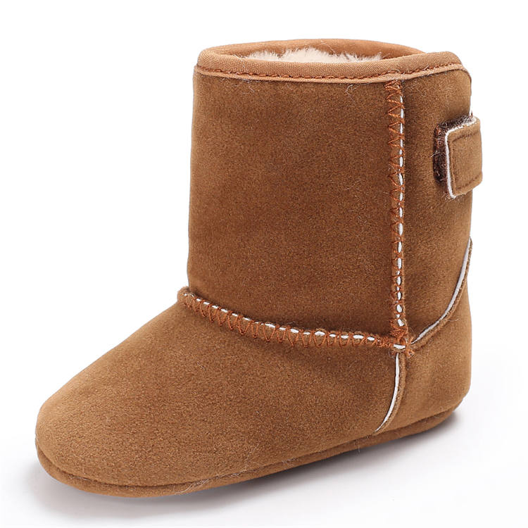 China Factory Cotton plush Keep warm 0-2 years boy and girl Walking baby boots