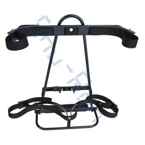 Quality Golf Cart Black Metal Bag Attachment Holder - Mounts to Standard Safety Bar wholesale
