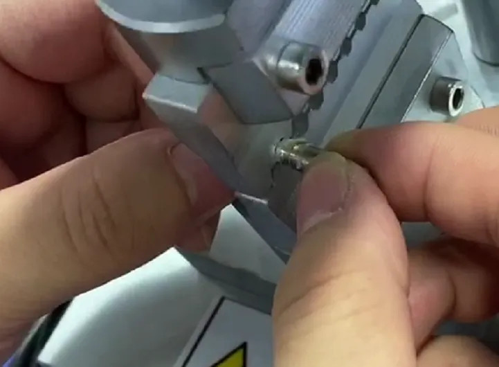 FTTH Patch Cord Fiber Crimping Machine , Optic Connector Crimping Machine