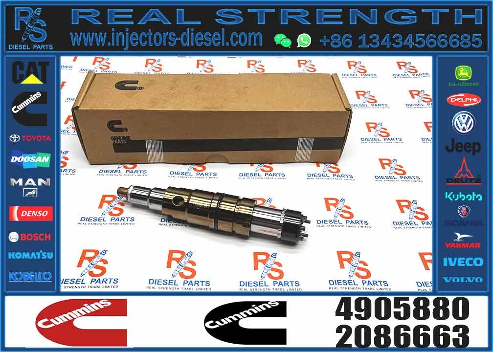 Common Rail Injector 4326959 5594515 5491600 Diesel Fuel Injectors 2872544 2031835 2030519 4905880 For Cummins SCANIA R