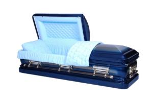 Quality Traditional Metal Casket MC11 Urn Shape Steel Material With Velvet Interior wholesale