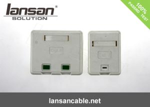 Quality UK Type UL ABS Network Cable Assembly Cat5e One Port Faceplate wholesale