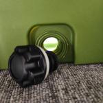 Green Heavy Duty Plastic Tool Storage Box Case for Car Roof Rack Mounting 110L
