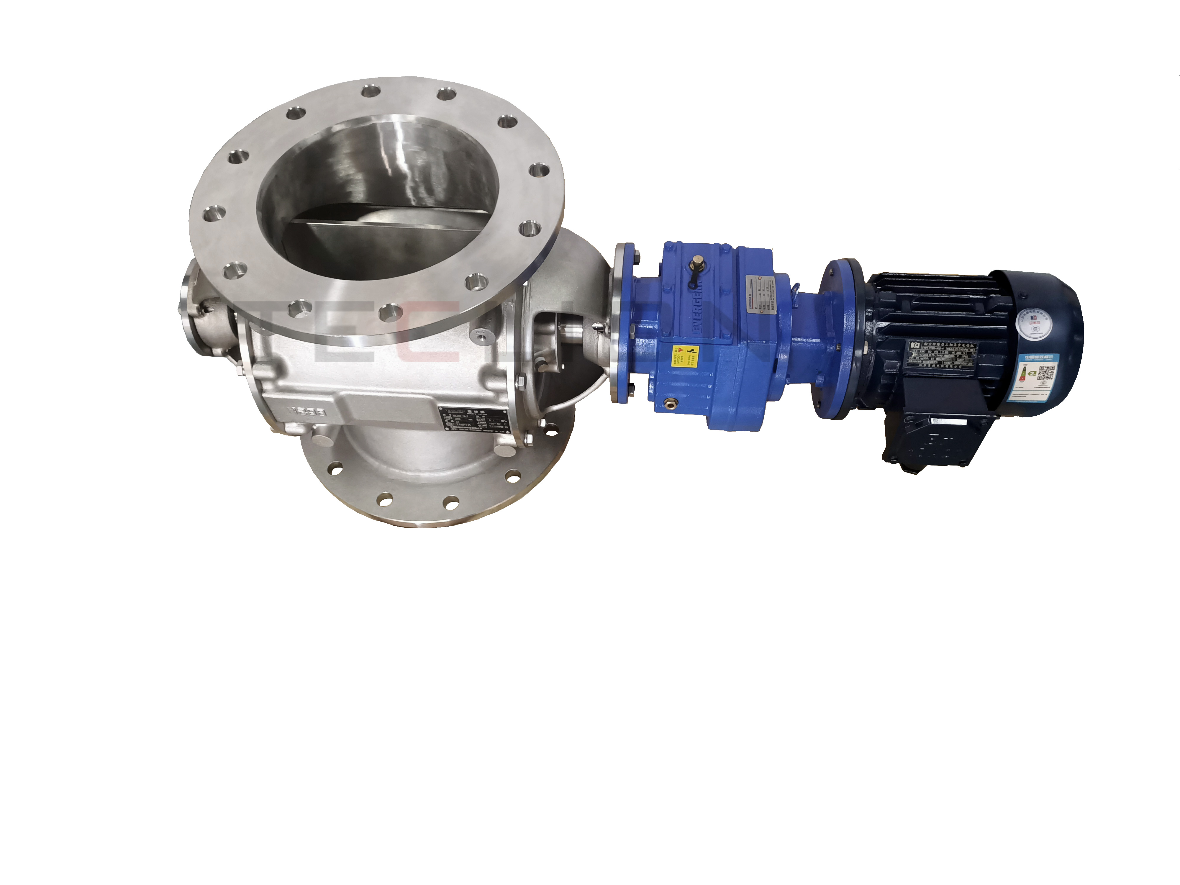 Econometric Heavy Flow Air Lock Rotary Valve For Dust Collector Tungsten Carbide Material