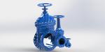Resilient Seated Gate Valve FBE Coated / Non Rising Stem Available with