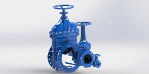 Quality Resilient Seated Gate Valve FBE Coated / Non Rising Stem Available with handwheel wholesale