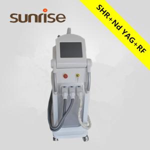 Quality Multifunction tattoo removal e-light ( rf + ipl ) skin tag removal machine wholesale