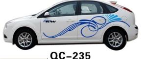 Quality Durable Custom Car Body Sticker QC-235K / Car Decoration wholesale