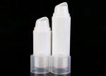 Luxury 30ml Airless Cosmetic Bottles White Plastic Lotion Vacuum Bottle