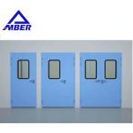 Aluminum Automatic Pharmaceutical Clean Room Door 1.0mm For Hospital Laboratory