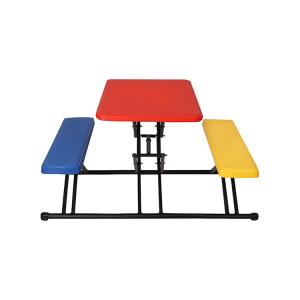 Quality Colorful Outdoor Collapsible Kids Picnic Table With Benches Easy To Carry wholesale