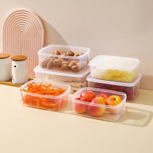 Quality 700ml Stackable Plastic Food Containers Recyclable Lunch Box wholesale
