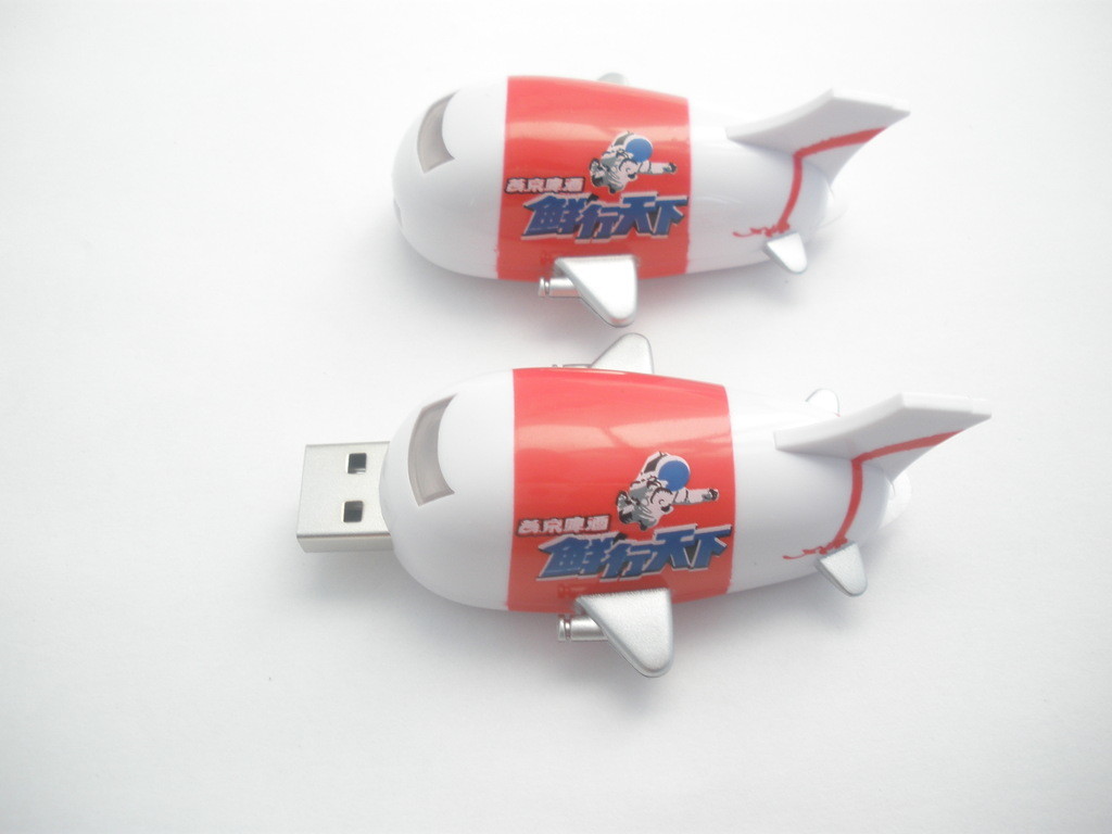 Promotional Plane Shape USB Flash Drive Cheap Gifts Logo Customized
