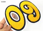 Towel Number Varsity Patches For Letterman Jackets Eco Friendly