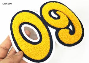 Quality Towel Number Varsity Patches For Letterman Jackets Eco Friendly wholesale