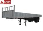 Wall Side Container Chassis Trailer 12 Twist Lock White Color Rigid Suspension