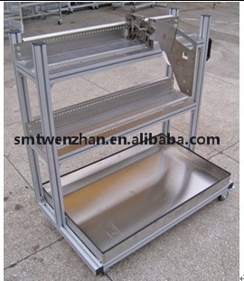 SAMSUNG CP SMT Feeder Carts 2 Layers With Four Omni Directional Wheel