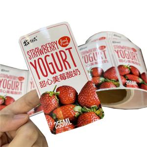 Quality Printing Self Adhesive Freezer Frozen Food Sticker Labels For Ice Cream Packing wholesale