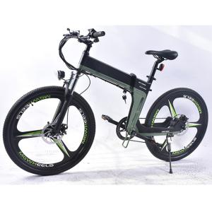 Quality 15.5mph Electric Folding Mountain Bike 40Km Endurance 6gears wholesale